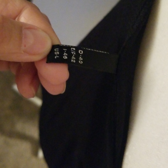 STRAPLESS  BLACK BLOUSE - Picture 4 of 5